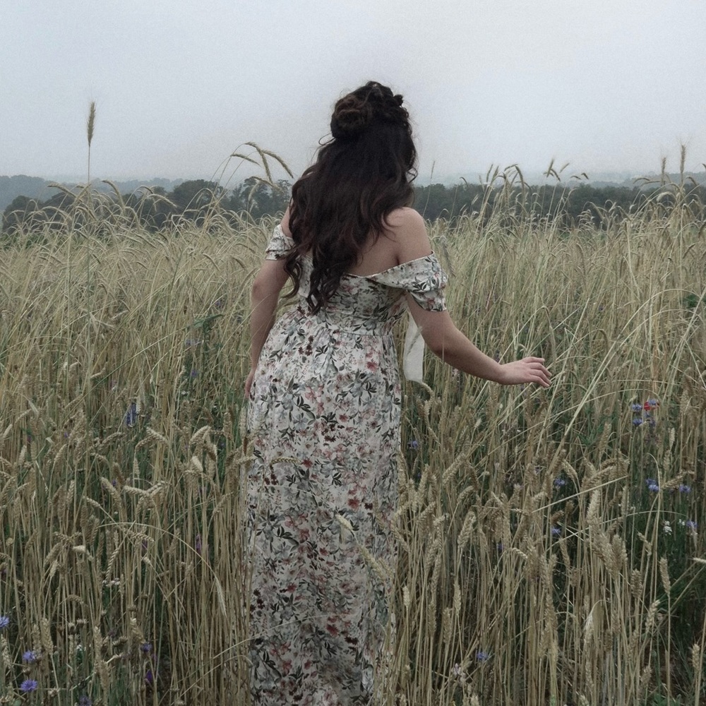 Vintage style countryside maxi dress | Large 🐴